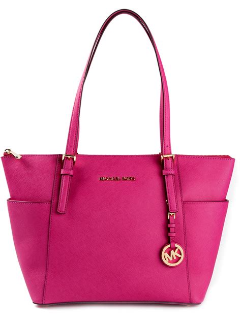 michael kors shopper bag pink|michael kors free tote bag.